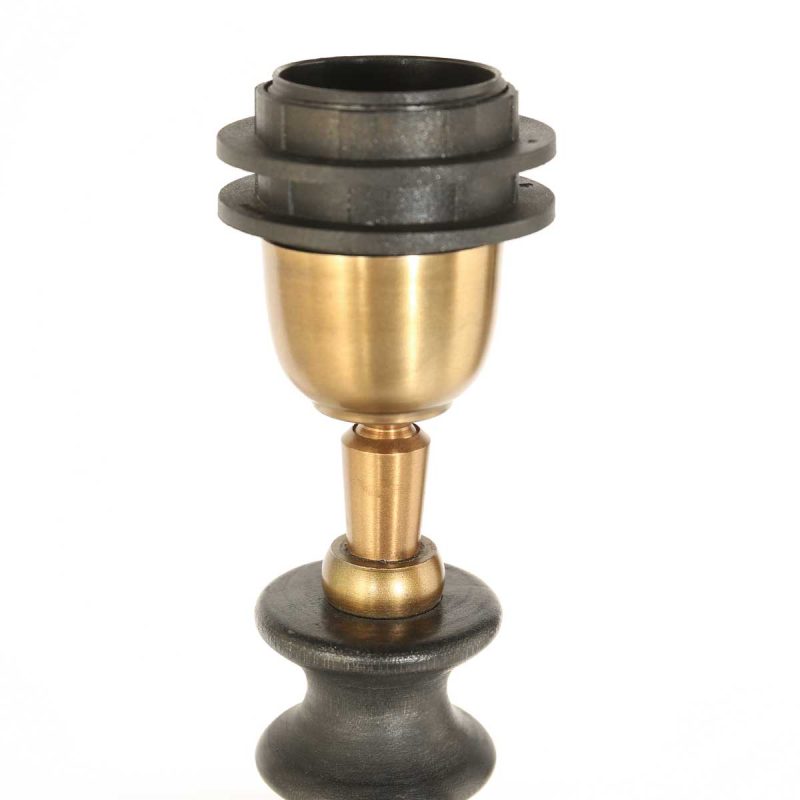 Lámpara de mesa clásica con forma de anillo Anne Light & Home Bois - Imagen 3