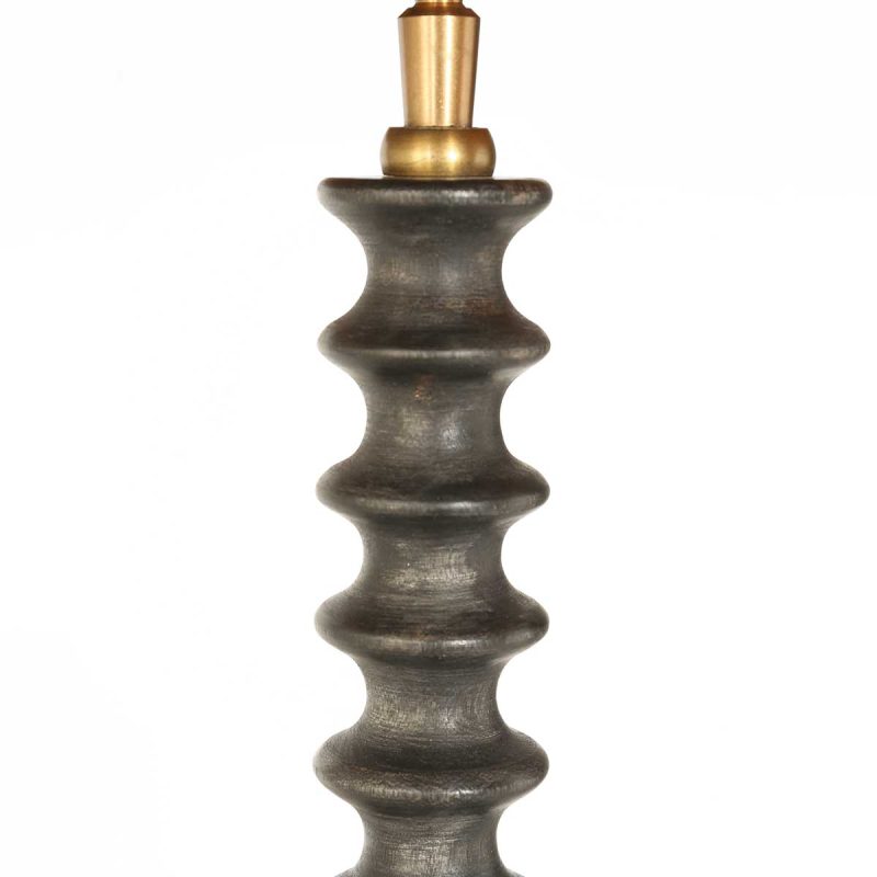 Lámpara de mesa clásica con forma de anillo Anne Light & Home Bois - Imagen 4