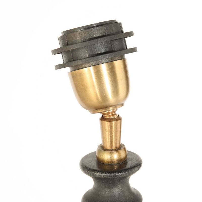 Lámpara de mesa clásica con forma de anillo Anne Light & Home Bois - Imagen 8