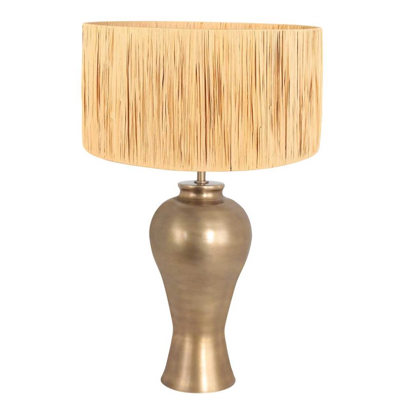Lámpara de mesa clásica de metal Steinhauer Brass - Imagen 2
