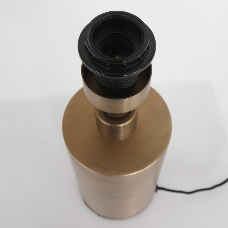 Lámpara de mesa clásica redonda Steinhauer Brass - Imagen 11