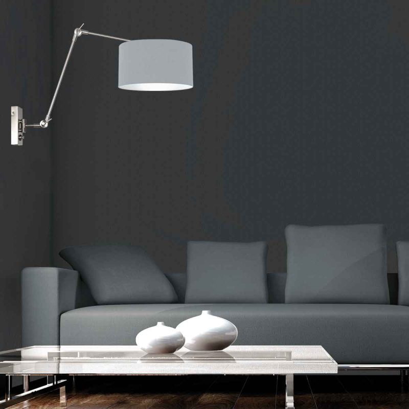 Lámpara de pared metálica ajustable Steinhauer Prestige Chic - Imagen 3