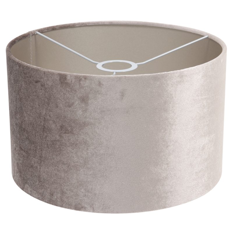 Lámpara de pie de acero con pantalla gris Mexlite Bella - Imagen 5