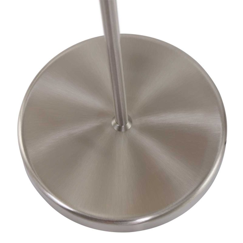 Lámpara de pie de acero con pantalla gris Mexlite Bella - Imagen 9
