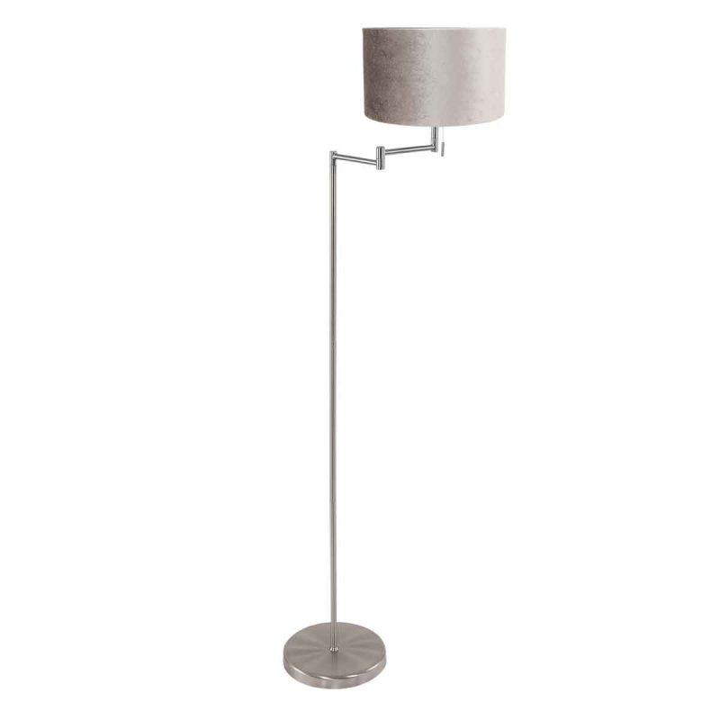 lámpara-de-pie-de-acero-con-pantalla-gris-mexlite-bella-3876st