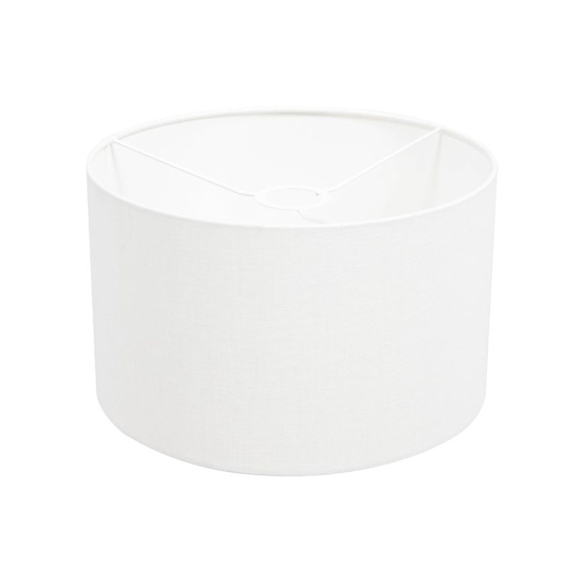 Lámpara de pie moderna negra con pantalla blanca Mexlite Bella - Imagen 5
