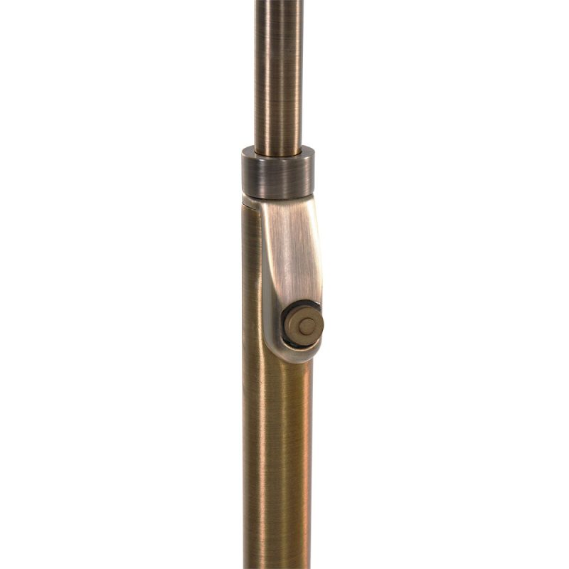 Lámpara de pie clásica de metal bronce Steinhauer Zenith LED - Imagen 11