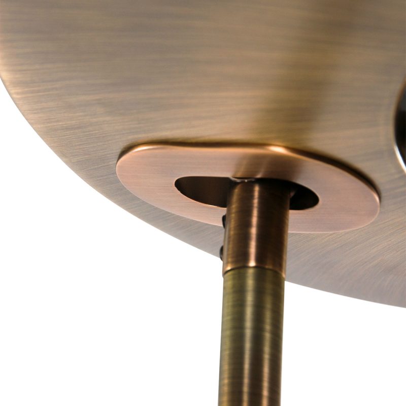 Lámpara de pie clásica de metal bronce Steinhauer Zenith LED - Imagen 12