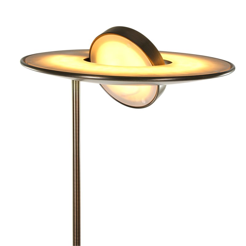 Lámpara de pie clásica de metal bronce Steinhauer Zenith LED - Imagen 16