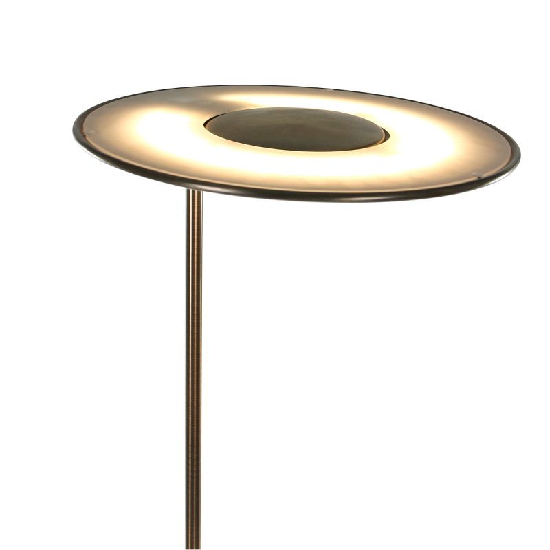 Lámpara de pie clásica de metal bronce Steinhauer Zenith LED - Imagen 6