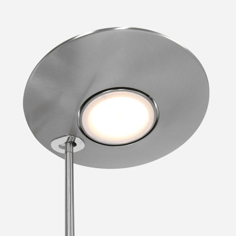 Lámpara pie gris LED Steinhauer Zenith LED - Imagen 6