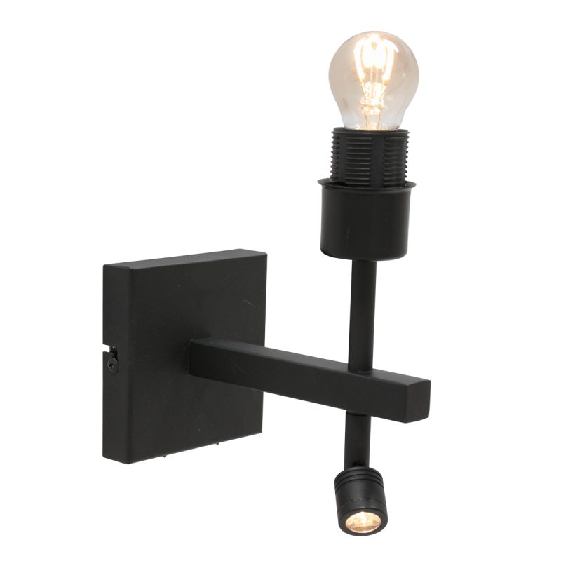 Pequeña lámpara de pared con luz de lectura Steinhauer Stang - Imagen 3