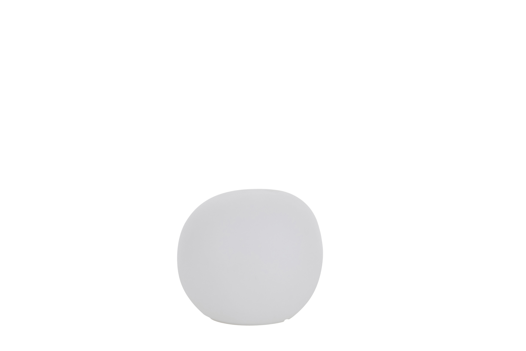 Lámpara de mesa moderna blanca redonda Jolipa Sonny