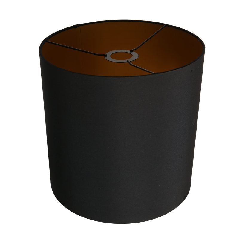 Pantalla de lámpara de tela negra moderna Mexlite - Imagen 2