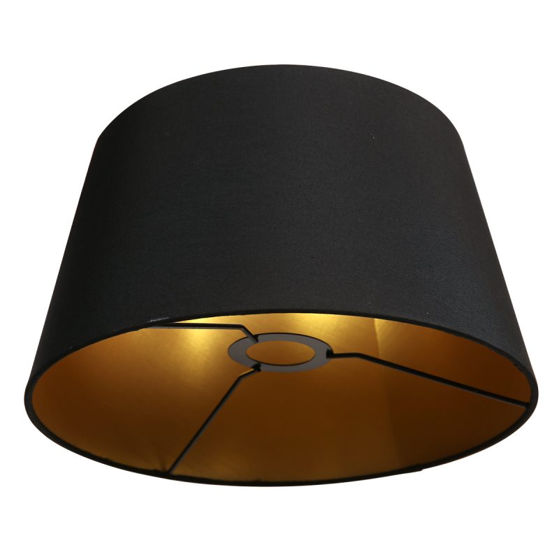 Pantalla de lámpara de tela negra moderna Mexlite - Imagen 2