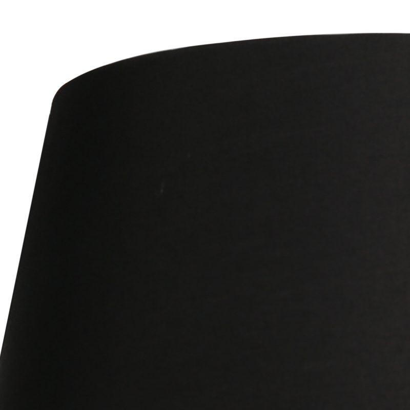 Pantalla de lámpara de tela negra moderna Mexlite - Imagen 4