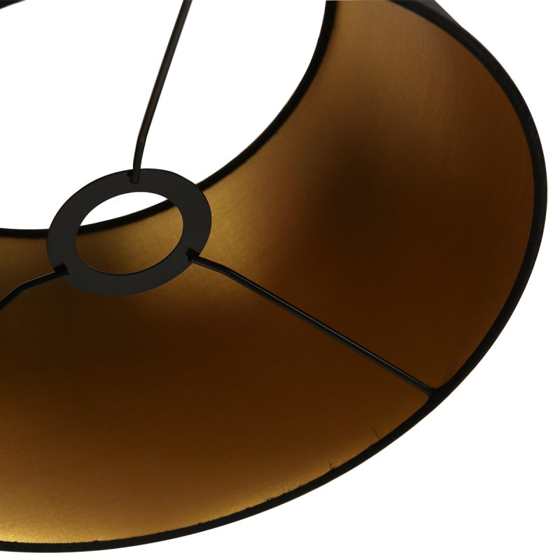 Pantalla de lámpara de tela negra moderna Mexlite - Imagen 5