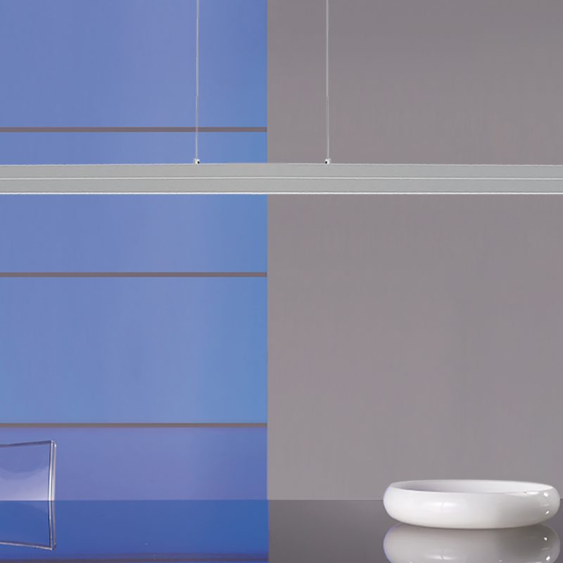 Lámpara colgante moderna de aluminio acero Steinhauer Bande - Imagen 2