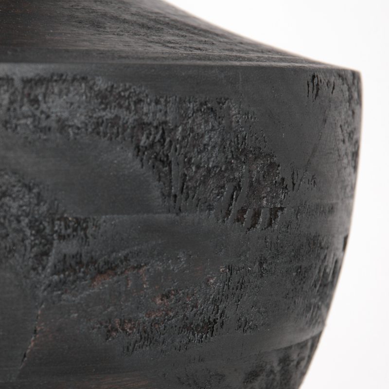 Lámpara de mesa de madera negra rural Anne Light & Home Lyons - Imagen 4