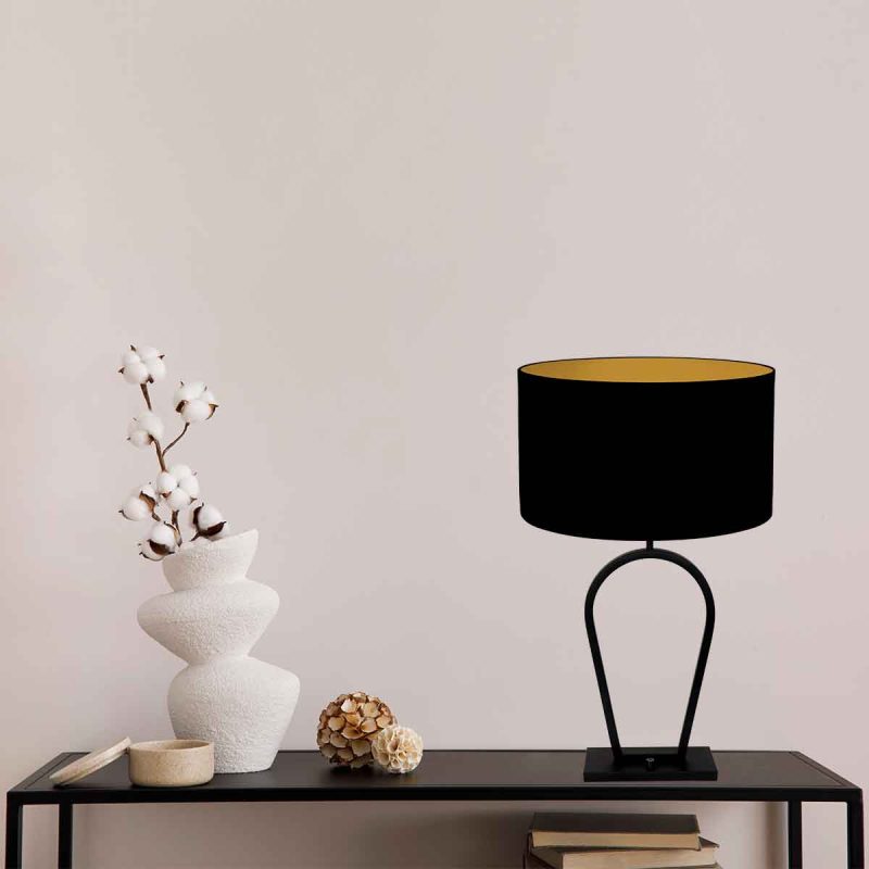 Lámpara de mesa redonda trendy Steinhauer Stang - Imagen 3