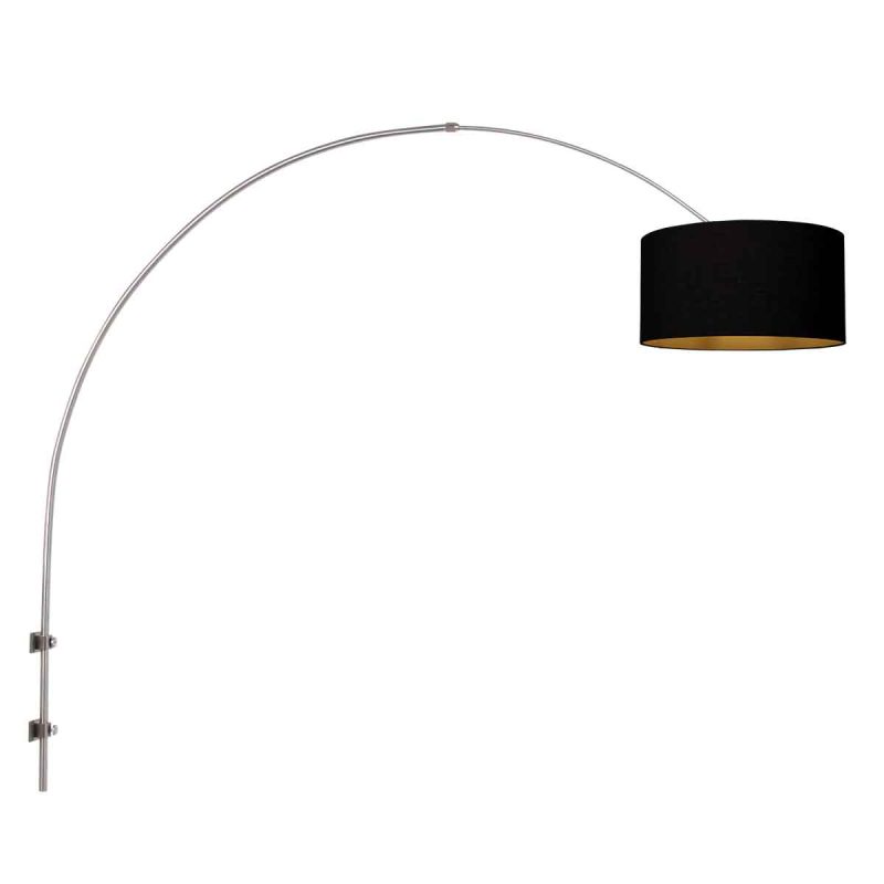 lámpara-de-pared-de-arco-gris-steinhauer-sparkled-light-3966st