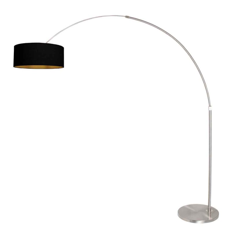Lámpara de pie gris con gran arco Steinhauer Sparkled Light - Imagen 2