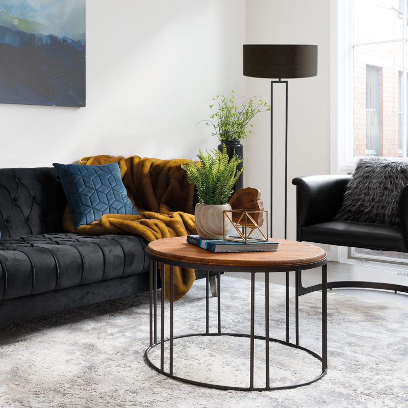 Lámpara de pie rectangular alta Steinhauer Stang - Imagen 3