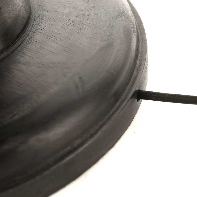 Lámpara de pie rústica de madera negra Anne Light & Home Bois - Imagen 12