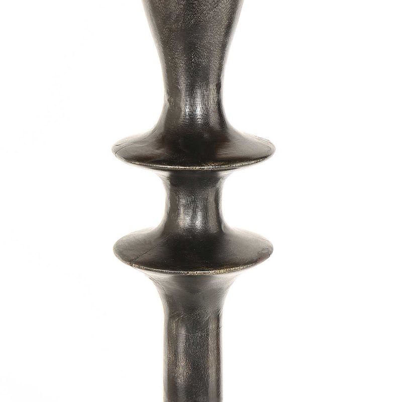 Lámpara de pie rústica de madera negra Anne Light & Home Bois - Imagen 4