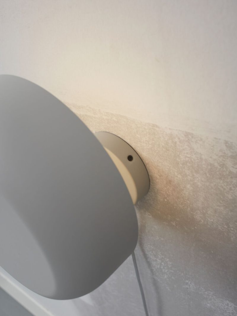 Aplique de pared retro de metal gris redonda It's About RoMi Porto - Imagen 6