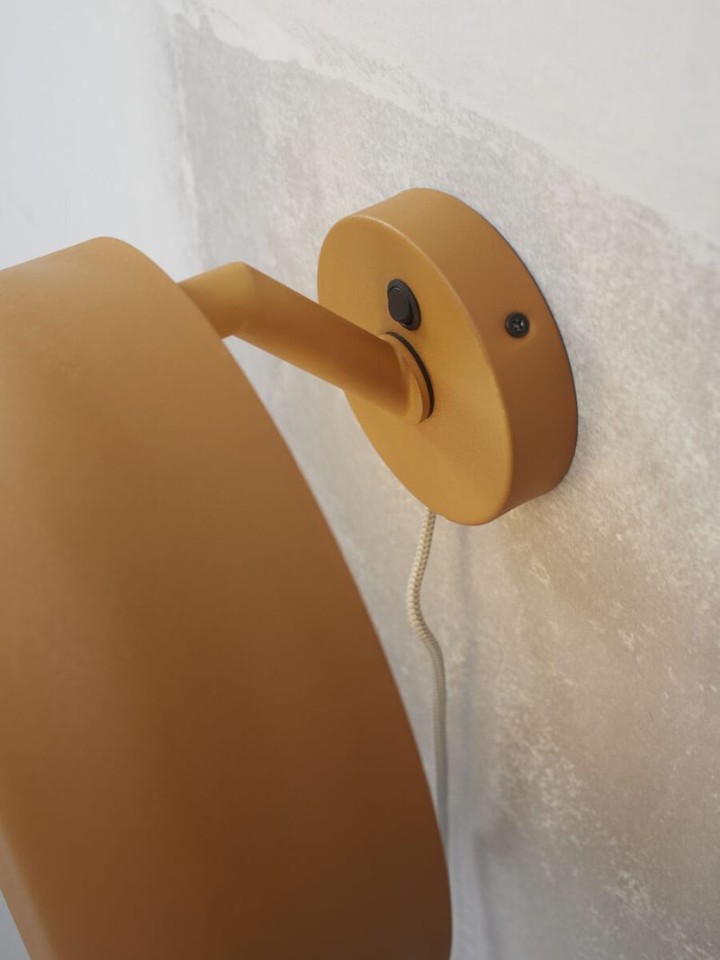 Aplique de pared retro de metal naranja redonda It's About RoMi Porto - Imagen 9