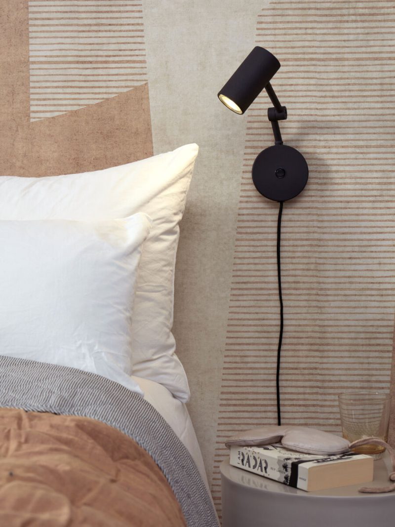 Aplique de pared retro de metal negro It's About RoMi Montreux - Imagen 11