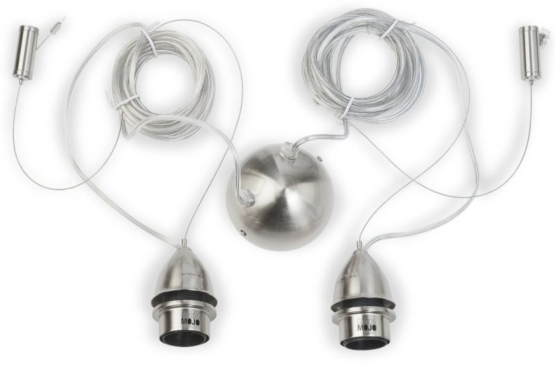 Lámpara colgante bohemia blanca de bambú GOOD & MOJO Palawan - Imagen 7