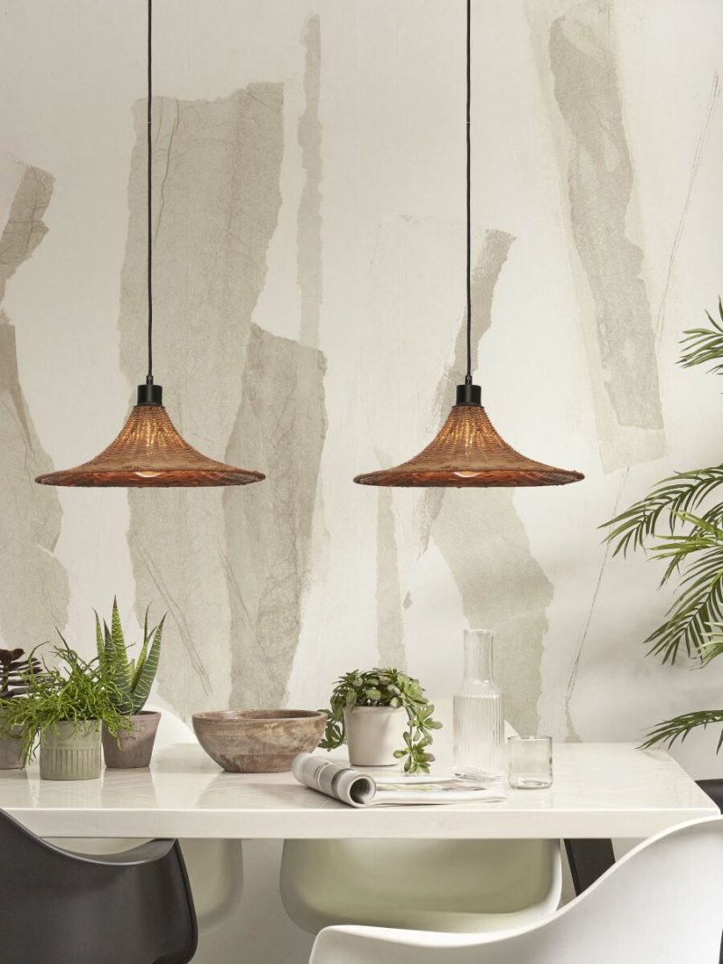 Lámpara colgante bohemia de ratán natural GOOD & MOJO Borabora - Imagen 5