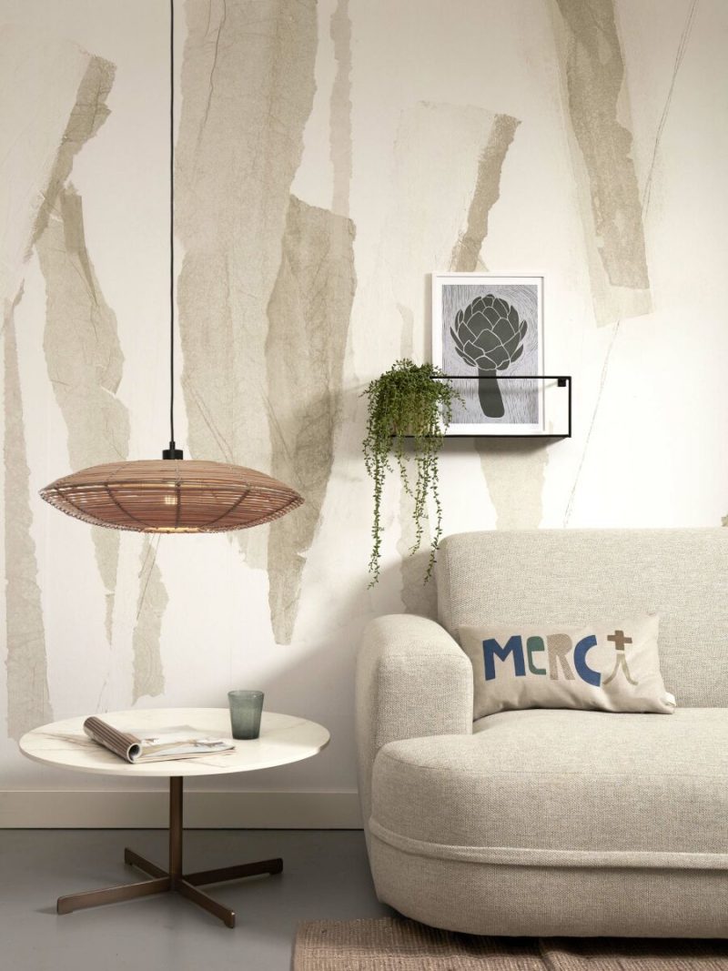 Lámpara colgante bohemia de ratán natural GOOD & MOJO Tanami - Imagen 10