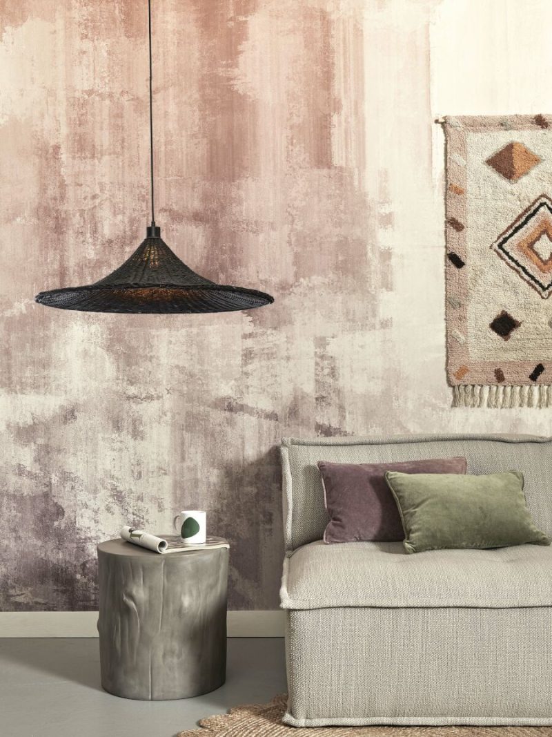 Lámpara colgante bohemia de ratán negro GOOD & MOJO Borabora - Imagen 10