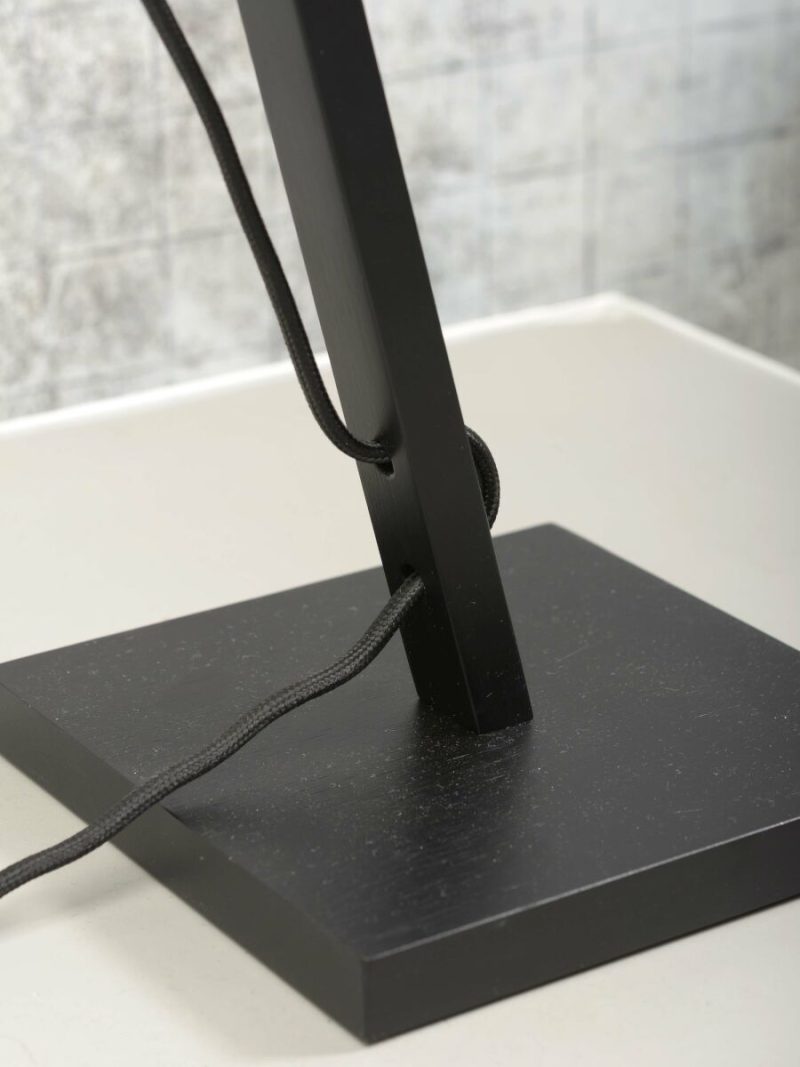Lámpara de mesa bohemia de bambú negro GOOD & MOJO Java - Imagen 10