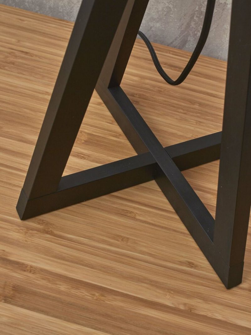 Lámpara de mesa bohemia de ratán negro GOOD & MOJO Iguazu - Imagen 8