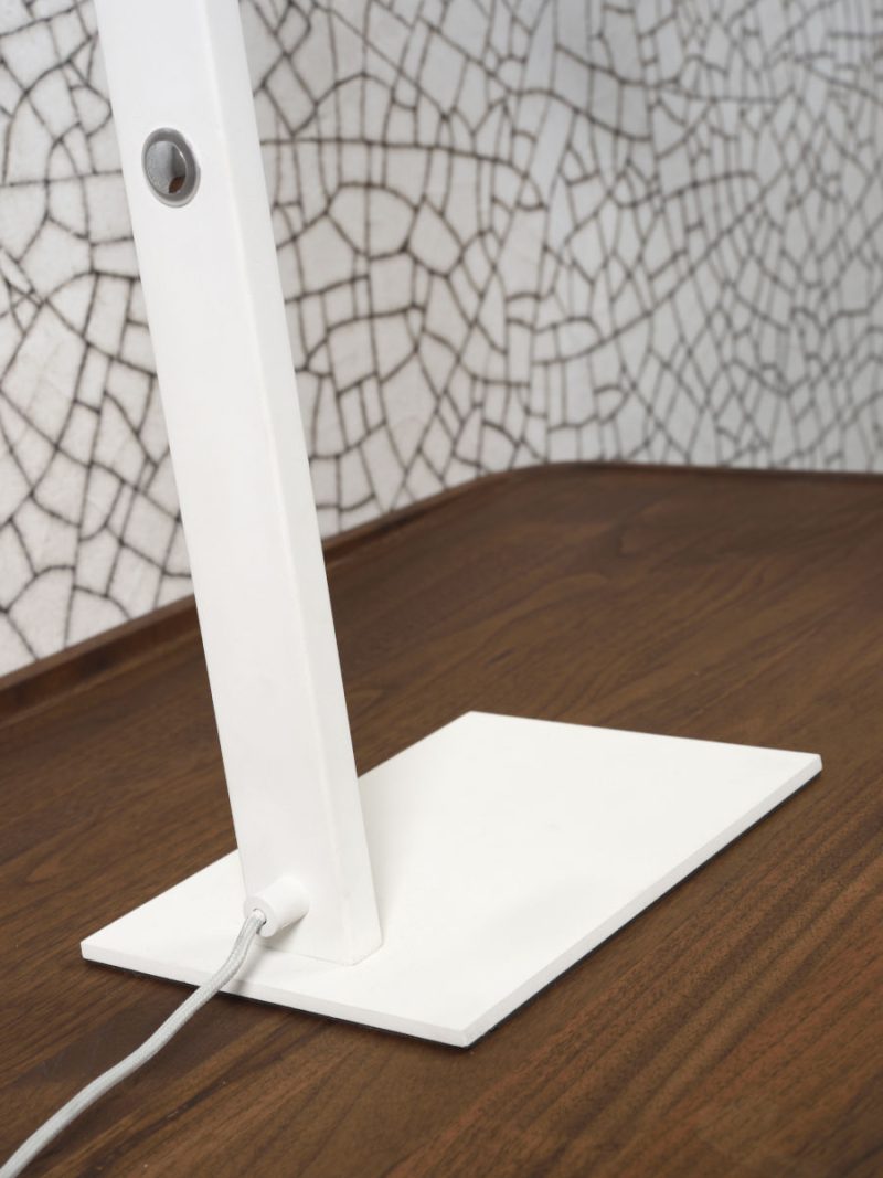 Lámpara de mesa moderna de metal blanco It's About RoMi Zurich - Imagen 6