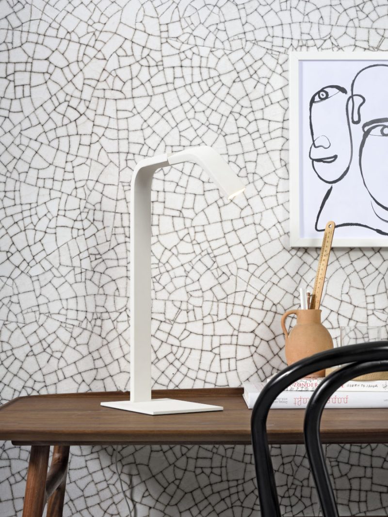 Lámpara de mesa moderna de metal blanco It's About RoMi Zurich - Imagen 8
