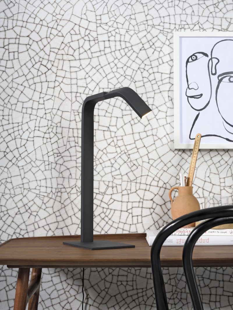 Lámpara de mesa moderna de metal negro It's About RoMi Zurich - Imagen 8