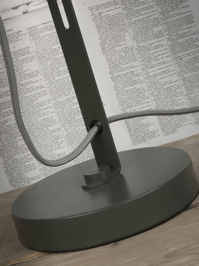 Lámpara de mesa retro de metal gris It's About RoMi Seattle - Imagen 6
