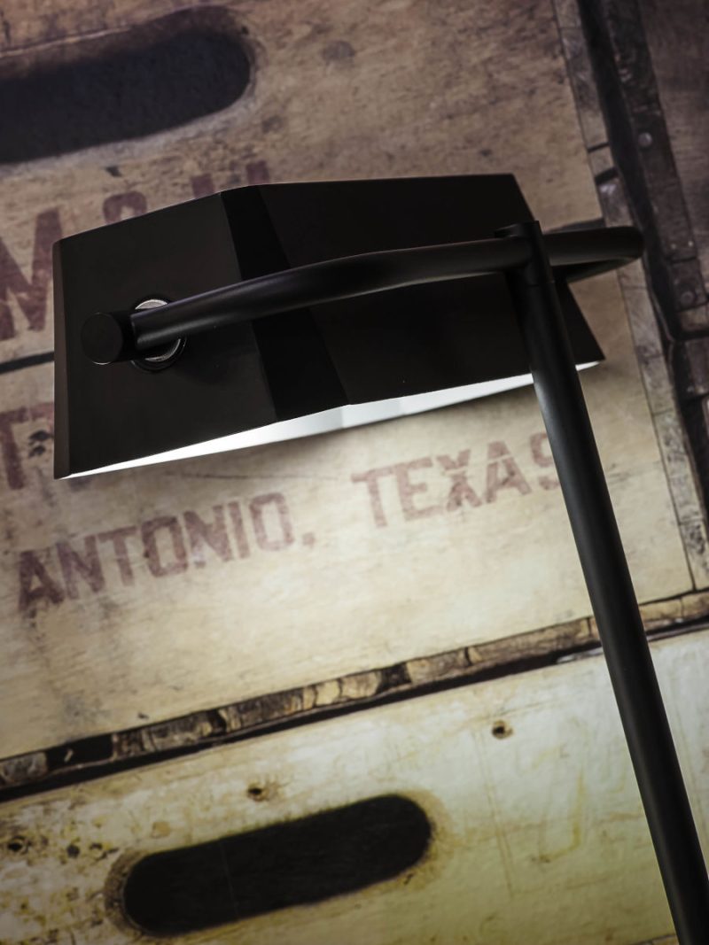 Lámpara de mesa retro de metal negro It's About RoMi Cambridge - Imagen 3