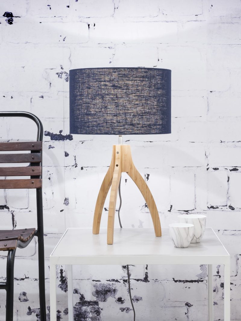 Lámpara de mesa taburete azul alto GOOD & MOJO Annapurna - Imagen 2