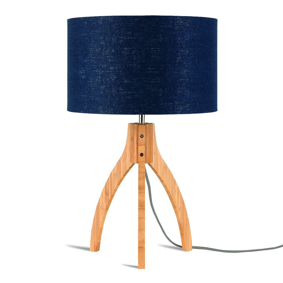 Lámpara de mesa taburete azul alto GOOD & MOJO Annapurna