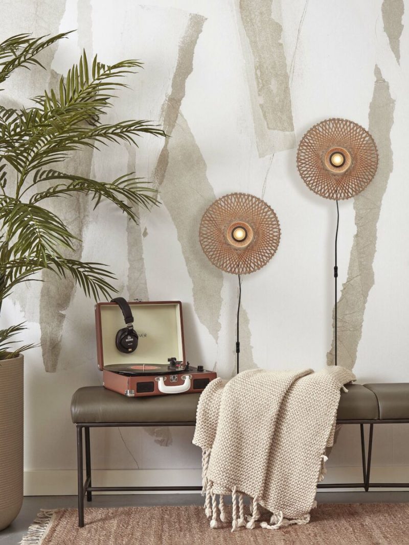 lámpara de pared bohemia bambú natural XS GOOD & MOJO Kalimantan - Imagen 12