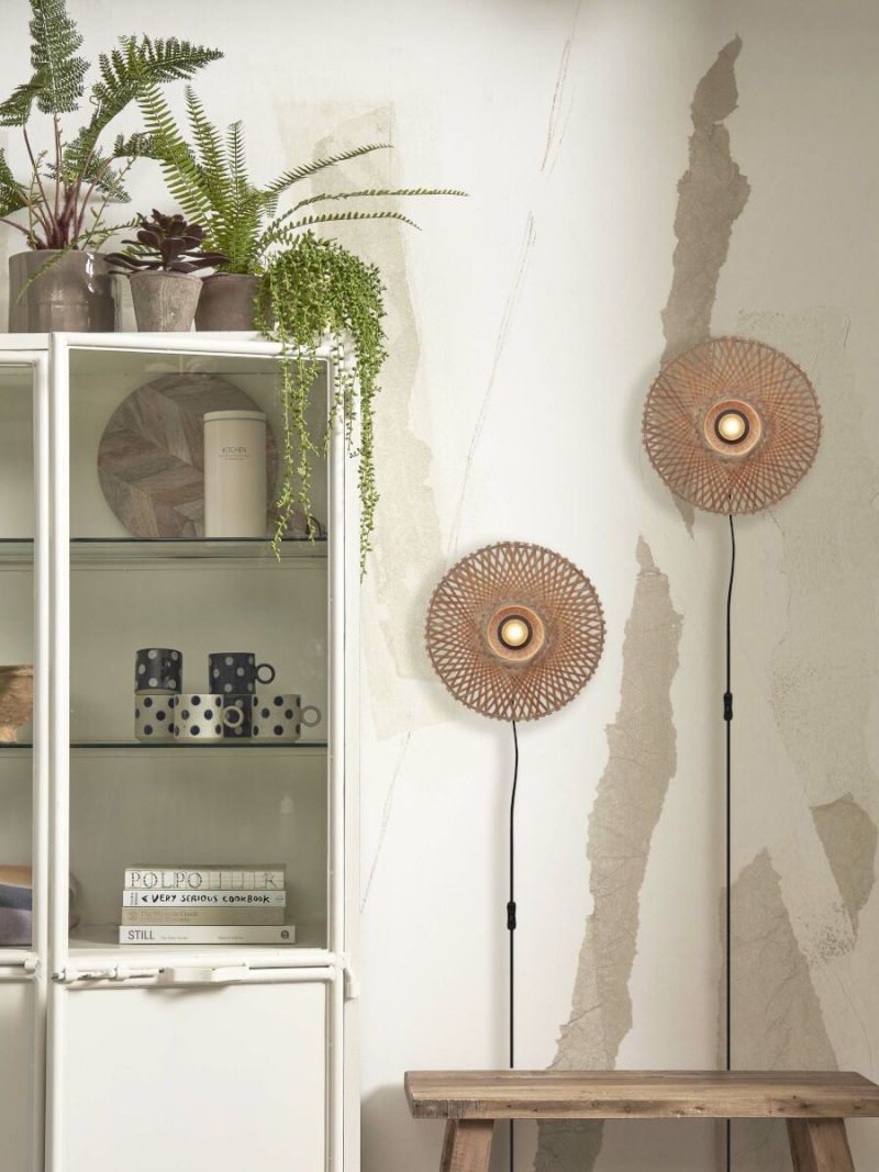 lámpara de pared bohemia bambú natural XS GOOD & MOJO Kalimantan - Imagen 10