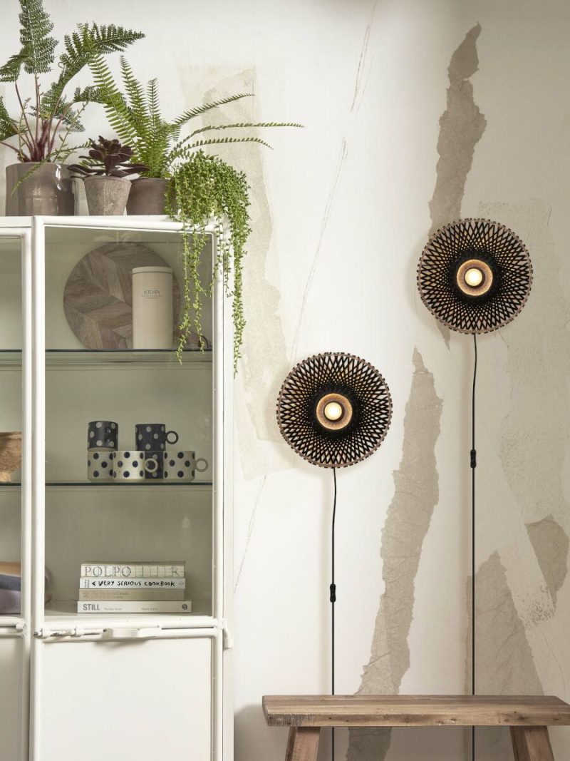 lámpara de pared bohemia bambú negro XS GOOD & MOJO Kalimantan - Imagen 11