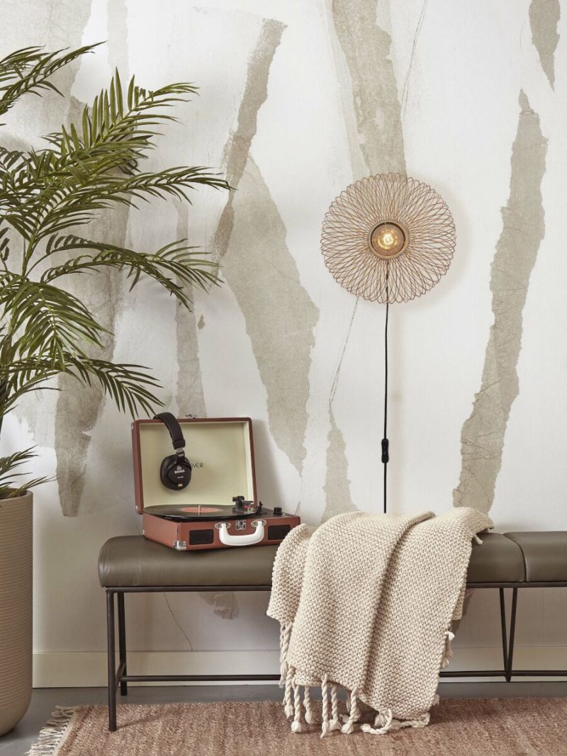 Lámpara de pared bohemia de bambú natural GOOD & MOJO Cango - Imagen 9