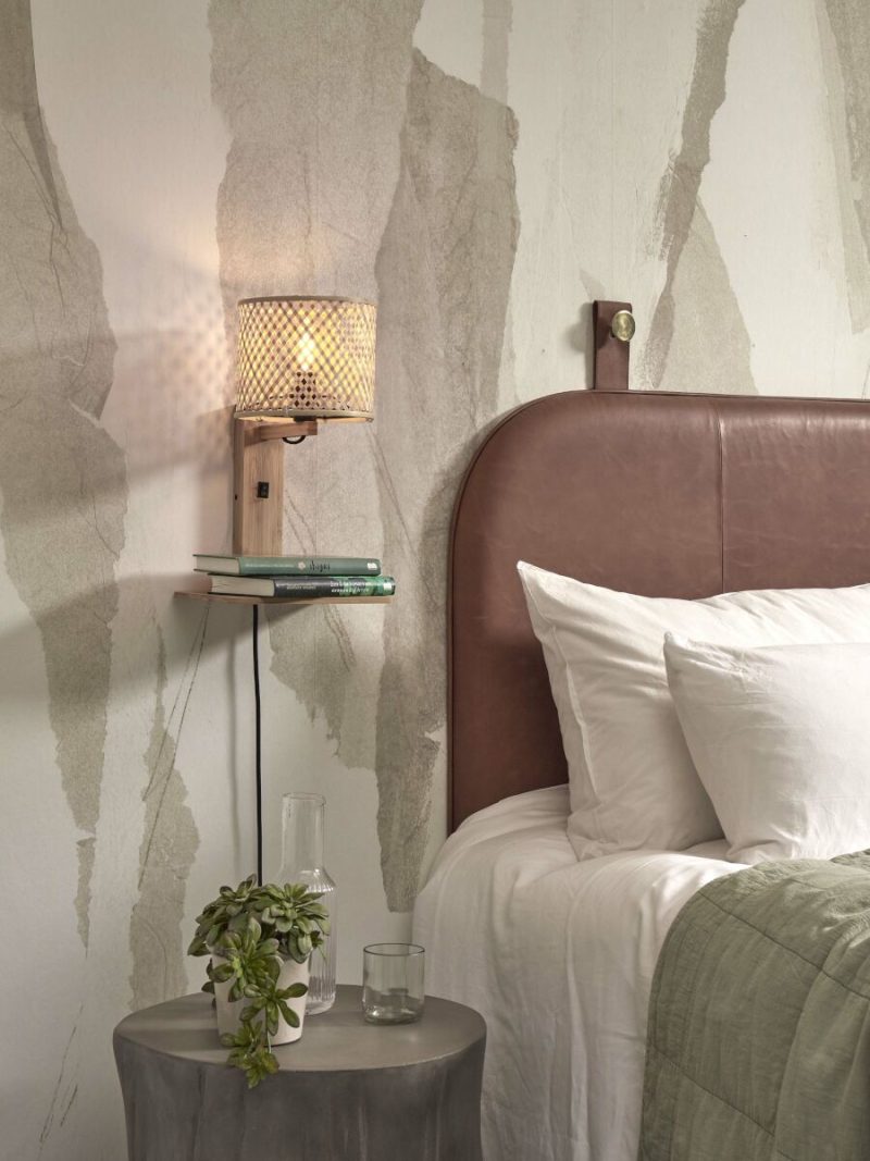 Lámpara de pared bohemia de bambú natural GOOD & MOJO Java - Imagen 5